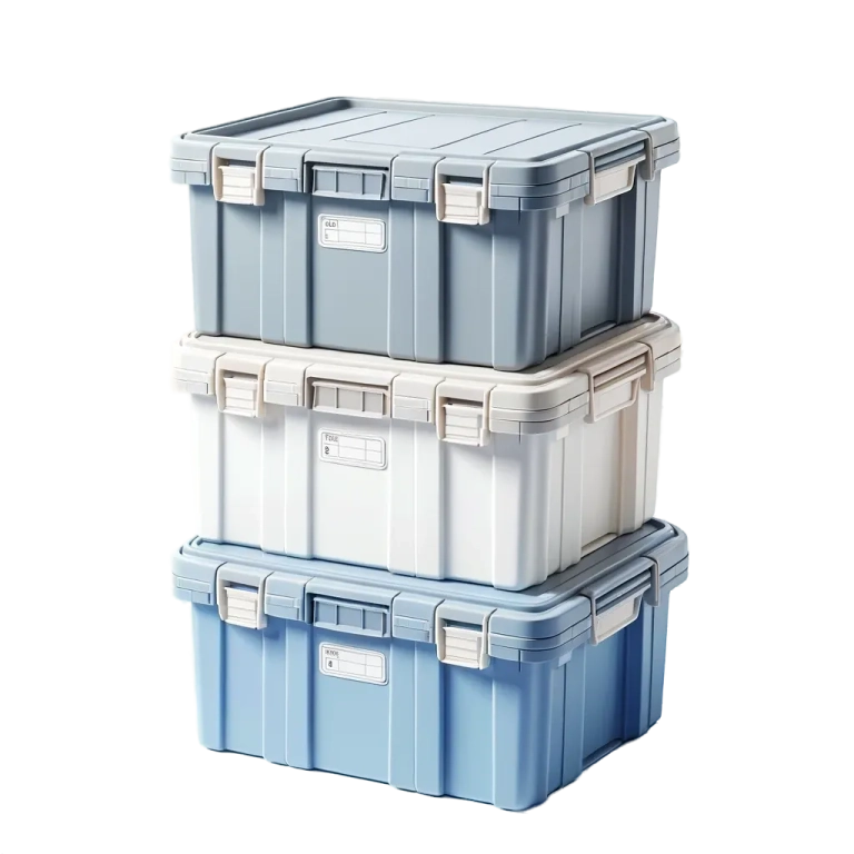 plastic storage bins