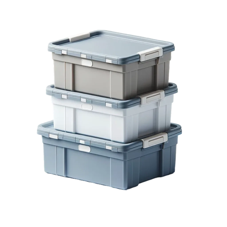 plastic bins